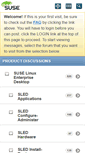 Mobile Screenshot of forums.suse.com