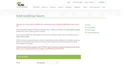 Desktop Screenshot of drivers.suse.com